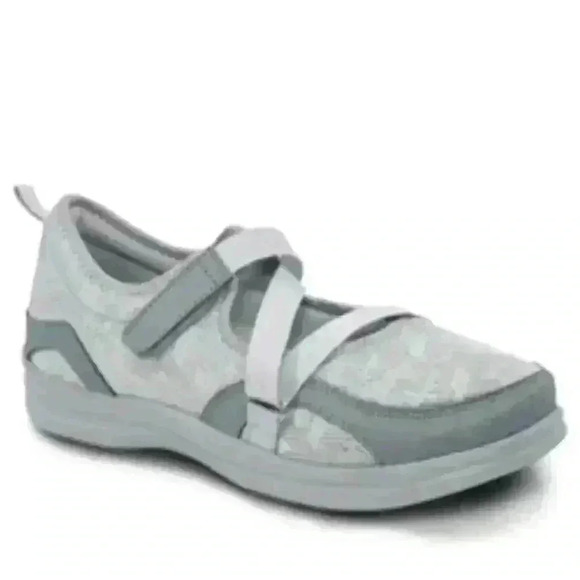 Apex Women's Orthopedic Mesh Mary Jane 8.5 Wide/ Gray - Picture 1 of 9
